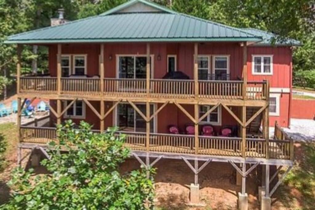 Red Rooster Family Cabin W/Hot Tub+Fire Pit+View 프랭클린 외부 사진