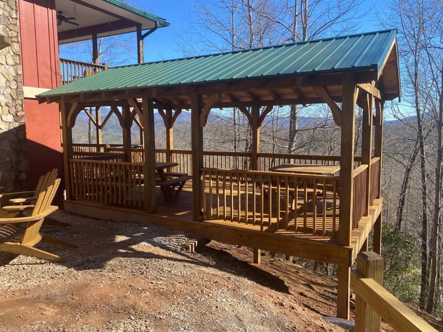 Red Rooster Family Cabin W/Hot Tub+Fire Pit+View 프랭클린 외부 사진